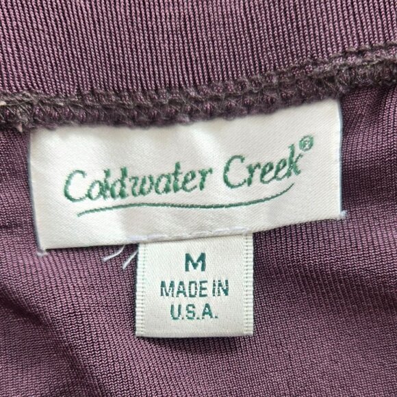 Coldwater Creek Womens Medium Travel Knit Midi Skirt Brown - Picture 5 of 5